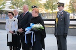  Nordic heads of state laid flowers at Ground Zero on Friday, 21 October 2011. Copyright © Office of the President of the Republic of Finland